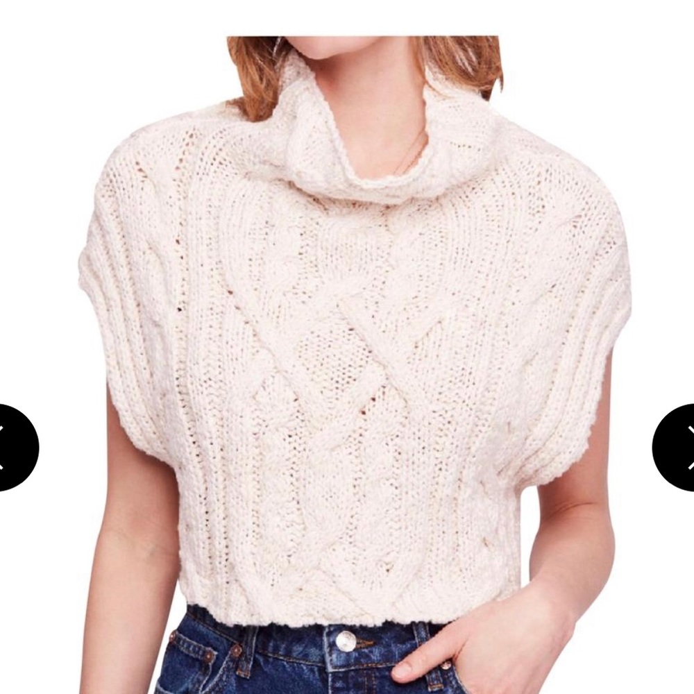 NWT Free People Cropped Sweater